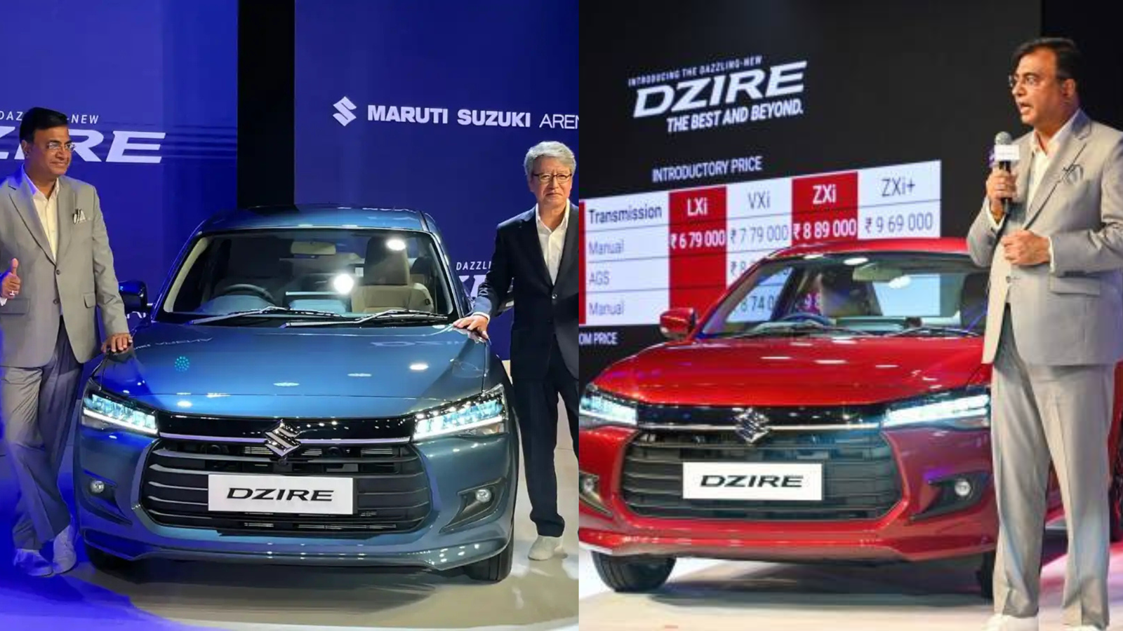 New Maruti Dzire Launched at ₹6.79 Lakh: A Stylish and Safe Sedan for 2024