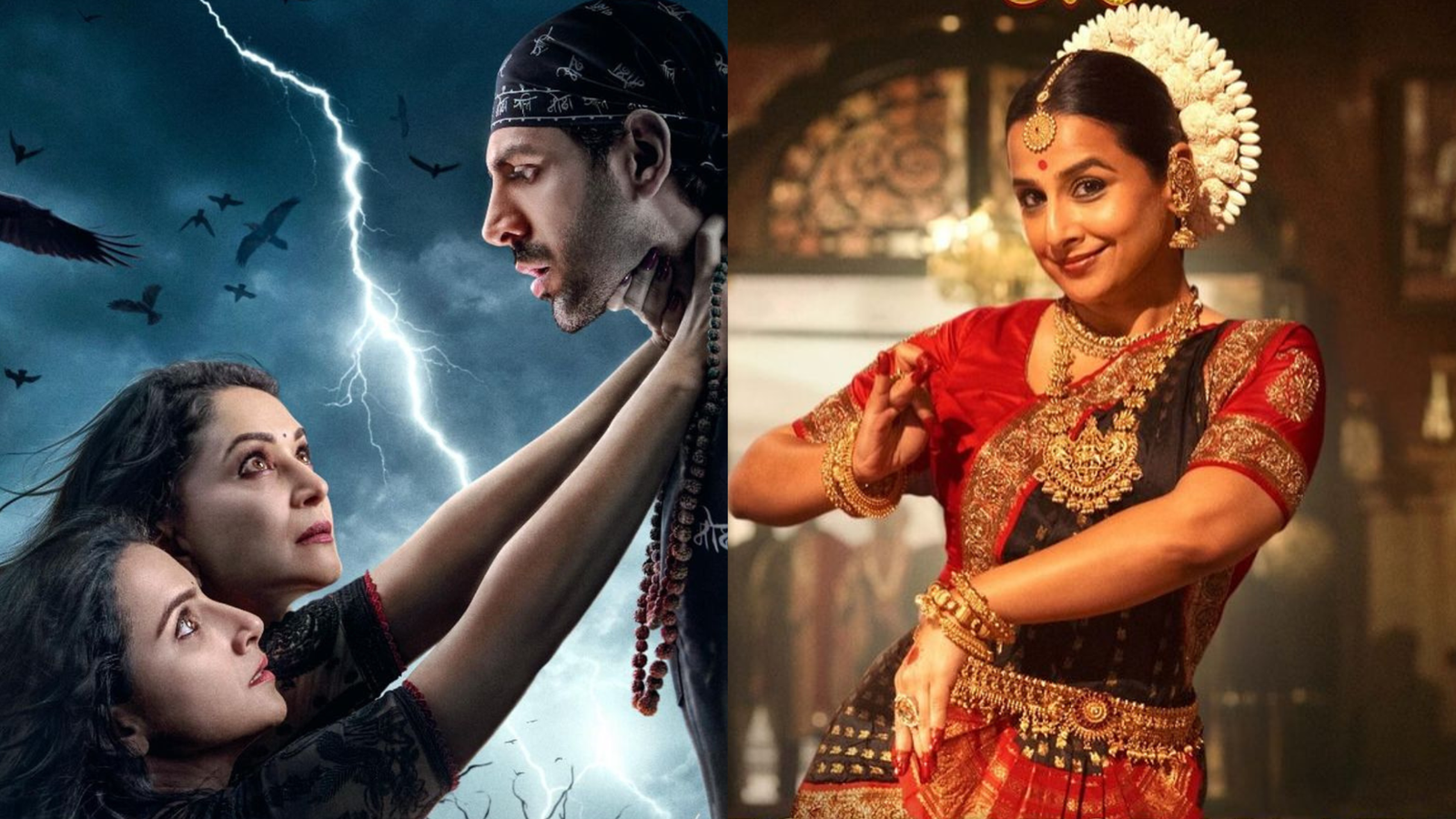 Bhool Bhulaiyaa 3 Review, karthik aryan ,vidya balan, madhuri dixit